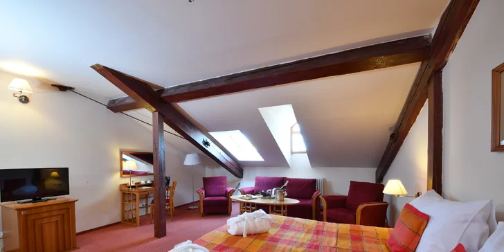 Relax v 4* hotelu v historickém centru Tábora s wellness a skvělou polopenzí