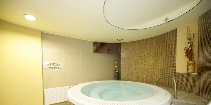 Zvolit můžete i variantu se vstupem do wellness. 