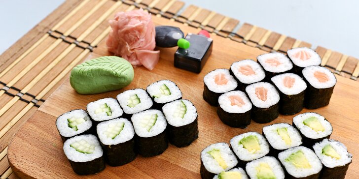 Soukromý kurz přípravy sushi pro 1 či 2 nadšence do japonské kuchyně