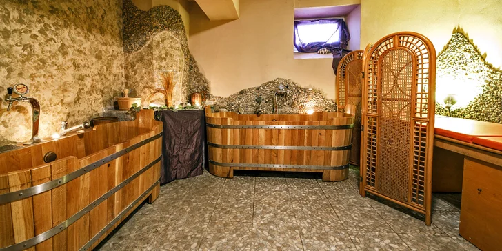 Koupel trvá celou hodinu a budete při ní mít naprosté soukromí.