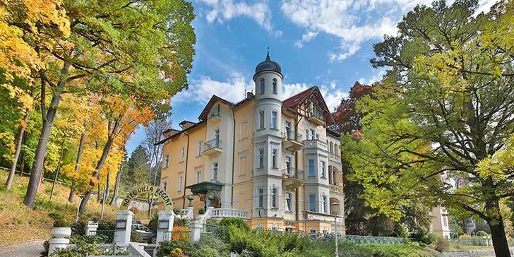 Relax v Mariánských Lázních: polopenze, wellness procedury a bazén