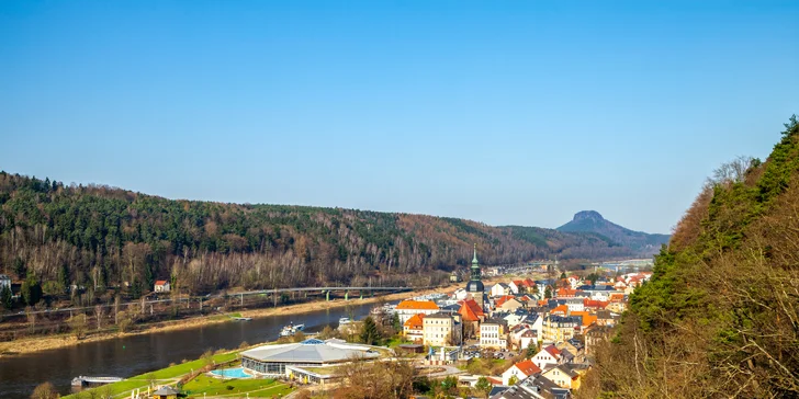 Vlakem do Bad Schandau s turistikou nebo koupáním v termálních lázních