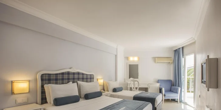 K dispozici budete mít set na přípravu kávy a čaje a minibar. 
