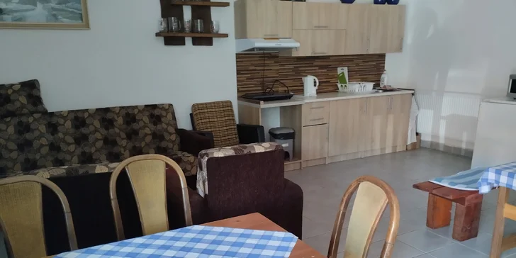 K dispozici je společná kuchyňka se základním vybavením.