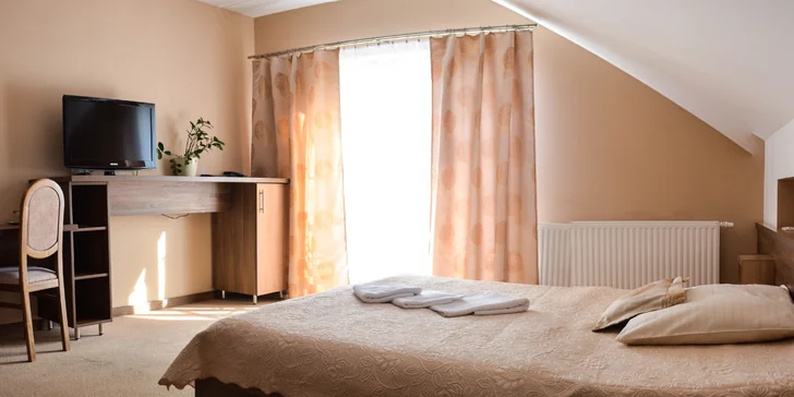Romantický víkend s wellness, fitness i možností ochutnávky vína pro dva