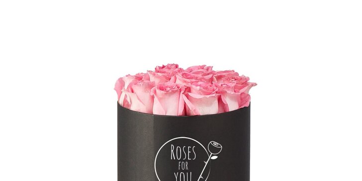 Vyznání květinami: flower boxy se 7–35 červenými, růžovými i bílými růžemi