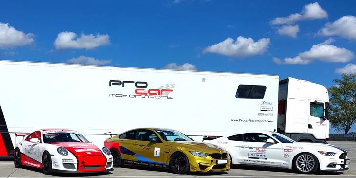 PORSCHE 911 GT3, BMW M4 CS a FORD MUSTANG GT 5.0 V8 CHALLENGE