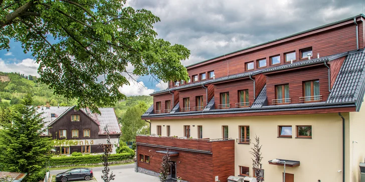 Relaxační pobyt v Jeseníkách s wellness, polopenzí a slevami na zážitky