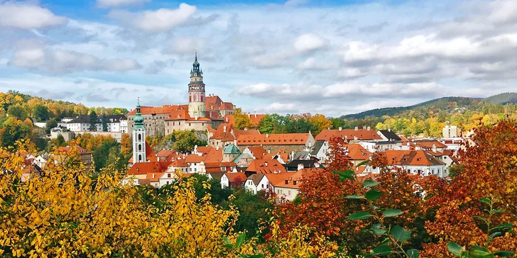 Romance uprostřed Českého Krumlova: 3denní pobyt s večeří i vínem
