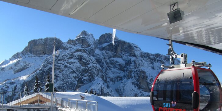Na lyže do italské Civetty: autobusová doprava, 2 noci s polopenzí a skipas na 3 dny