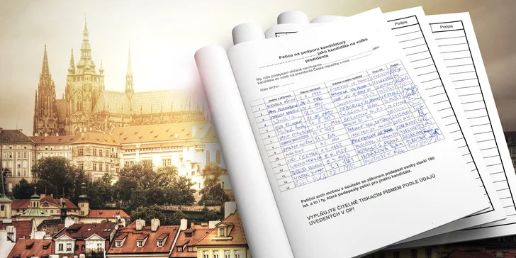 50 tisíc podpisů, které vám otevřou cestu na Hrad!