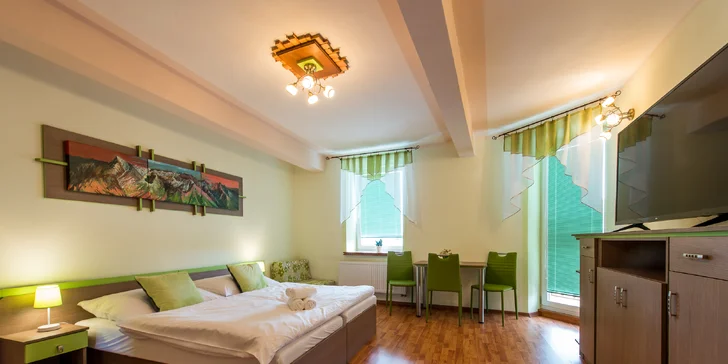 Výlety i odpočinek ve Velké Lomnici: dovolená s wellness a stravou pro 2-6 osob