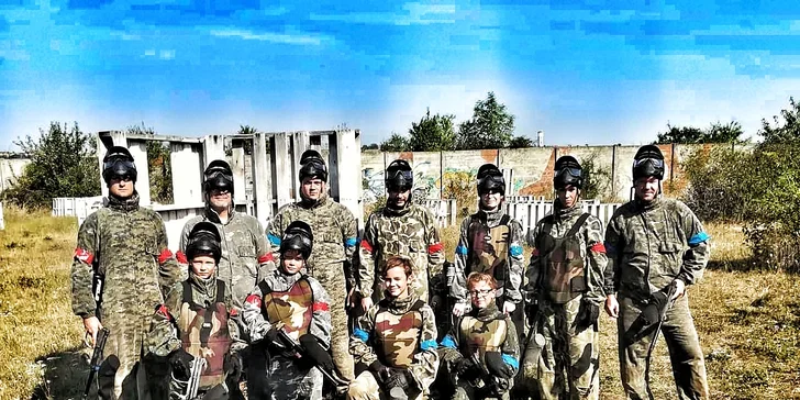 Celodenní paintball na vojenské základně včetně vybavení a 100 kuliček