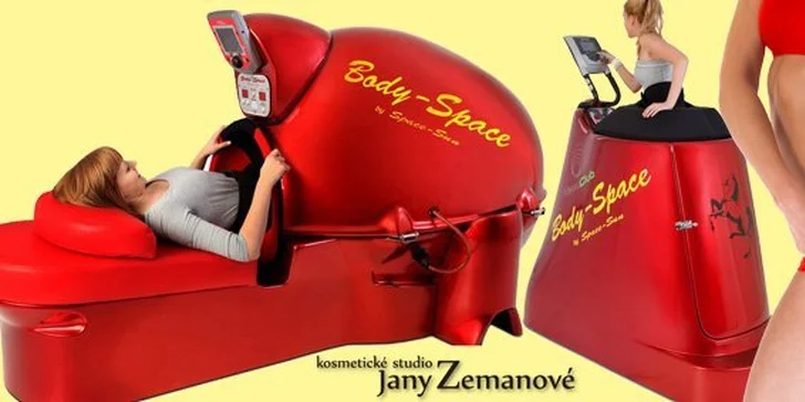 99 Kč za 30 min cvičení na podtlakovém stroji Body Space. Štíhlejší tělo i krásnější pokožka s 53% slevou.