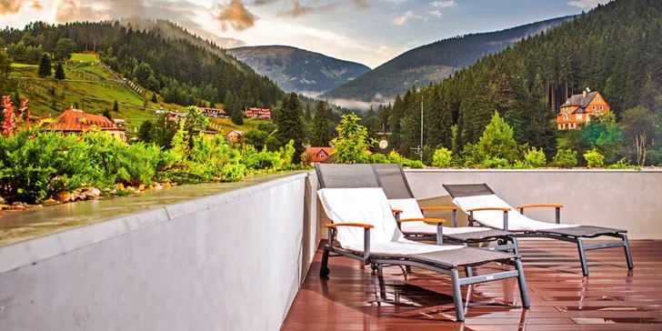 Božský pobyt v Peci pod Sněžkou: luxusní apartmány, snídaně a wellness