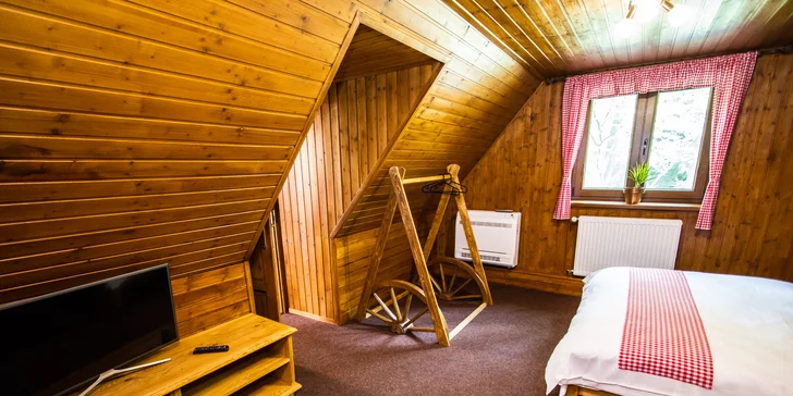 Na zimu do salaše: apartmán nebo 2lůžkový pokoj a vyhlášená restaurace