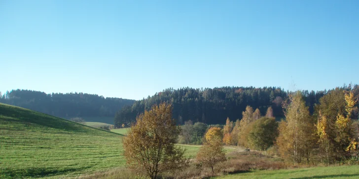 Pobyt na farmě se zvířaty na Broumovsku: snídaně nebo polopenze