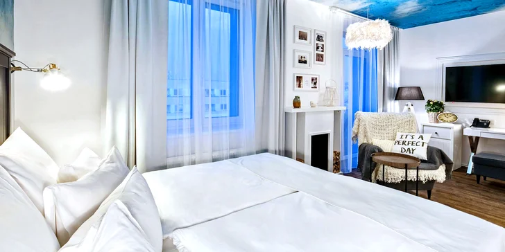 Noc v designovém pokoji 4* Grand Hotelu Imperial s degustační večeří