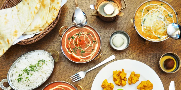 Tříchodové menu v nové indické restauraci: kuřecí či vege speciality i dezert