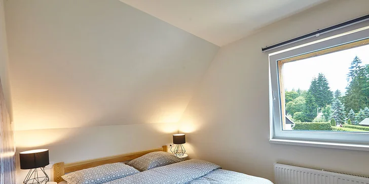 Zimní či jarní pobyt v moderním apartmánu v Harrachově pro partu či rodinu
