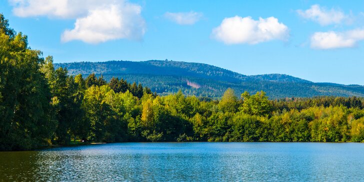 Odpočívejte aktivně: v Českém lese s polopenzí a možností wellness
