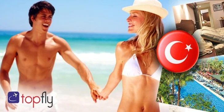 6990 Kč za letecký zájezd do Turecka na 8 dní v hodnotě 14 730 Kč. Přepychové wellness hotelové resorty Lyra a Meryan*****, bohatá polopenze a dovolená pro náročné se slevou 52 %.