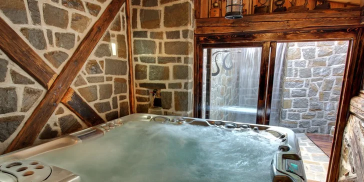 5denní pronájem luxusní wellness chaty v Beskydech pro 8 osob vč. dětí