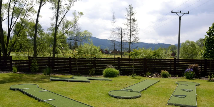 Pobyt na Liptově u Bešeňové: snídaně či polopenze, bazén nebo wellness i zábava a slevy na atrakce