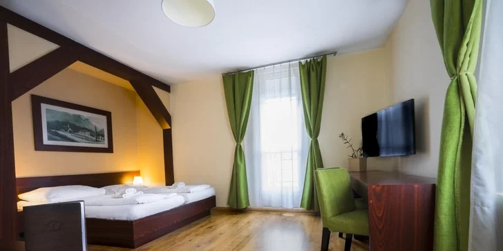 Relax v centru lázeňského města Rajecké Teplice s privátním wellness pro dva