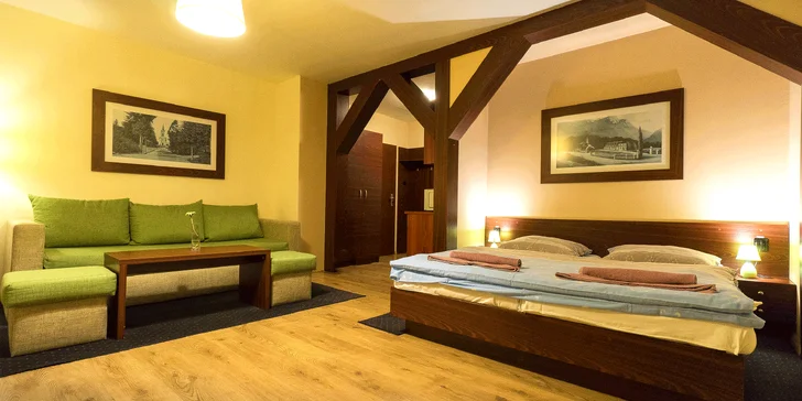 Relax v centru lázeňského města Rajecké Teplice s privátním wellness pro dva