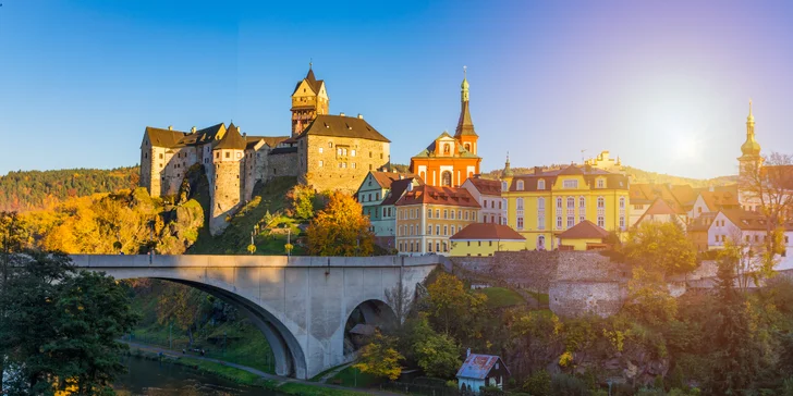 Romantika s výhledem na hrad Loket: 3–4 noci s bohatou snídaní pro dva