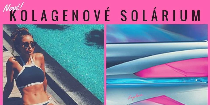 Zdravé a šetrné opalování v kolagenovém soláriu v délce 50 minut