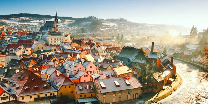 Pobyt včetně snídaně v Českém Krumlově až pro 4 osoby