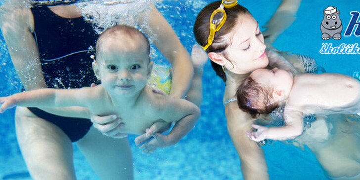 10 lekcí plavání pro děti během podzimních kurzů