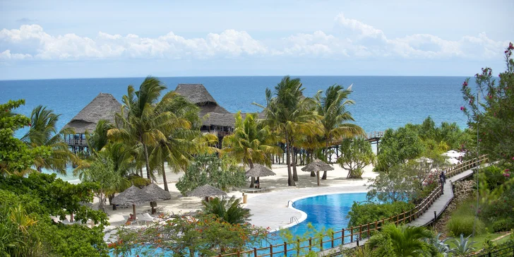 Exkluzivní 5* hotel u nejkrásnější pláže Zanzibaru: 6-12 nocí a česky hovořím delegátem