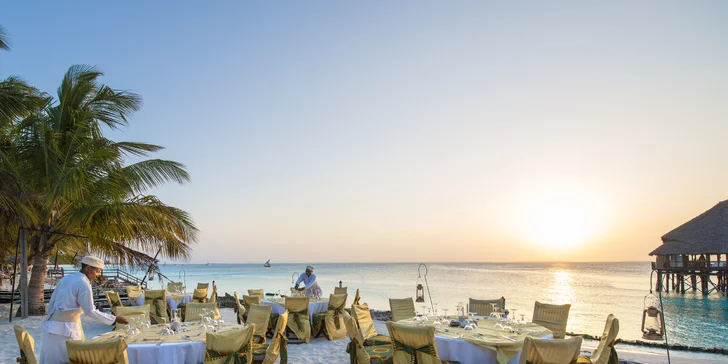Exkluzivní 5* hotel u nejkrásnější pláže Zanzibaru: 6-12 nocí a česky hovořím delegátem