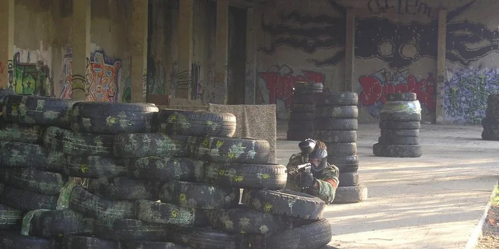 Paintball v bývalém vojenském prostoru