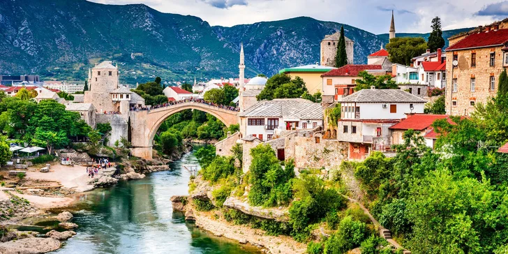  V červnovém termínu se můžete těšit mimo chorvatské národní parky i na město Mostar (UNESCO) v Bosně a Hercegovině.