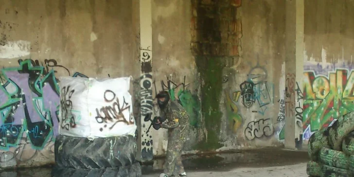 Paintball v bývalém vojenském prostoru