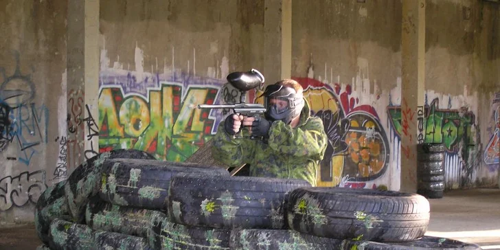 Paintball v bývalém vojenském prostoru