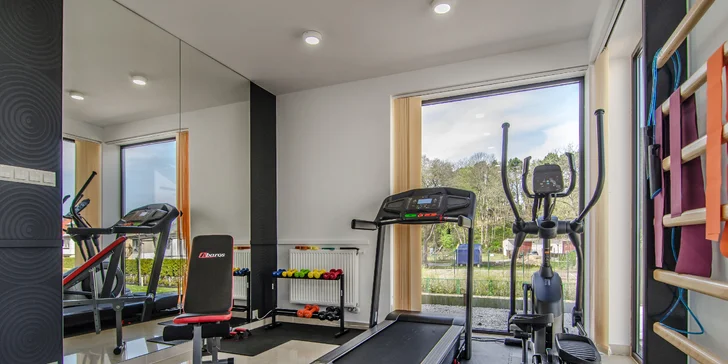 V hotelu najdete i fitness centrum.