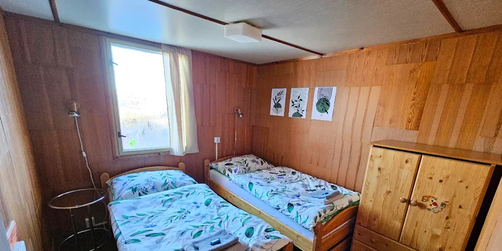 Pohodlne sa tu vyspí až 9 osôb.