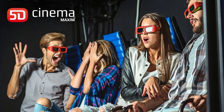 Zažijte pátou dimenzi: lístek na libovolný film v 5D Cinema Maxim