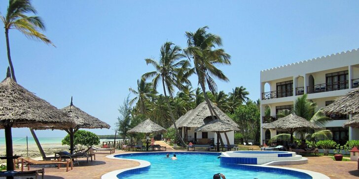 3* resort v africkém stylu na Zanzibaru: 6–12 nocí, all inclusive, nový bazén