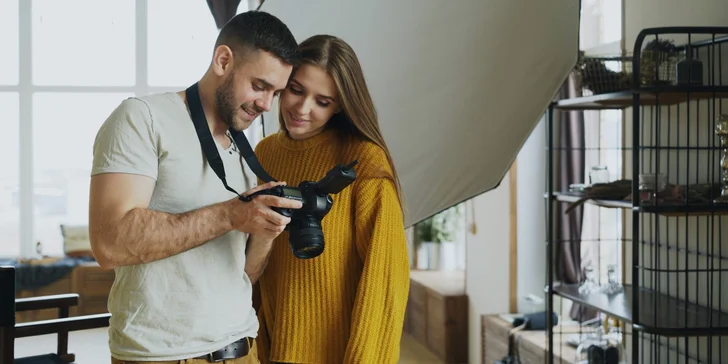 Celodenní kurz focení se zrcadlovkou v ateliéru pro nováčky i pokročilé