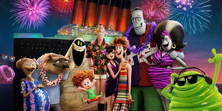 2 vstupenky na rodinný animák Hotel Transylvánie 3: Příšerózní dovolená
