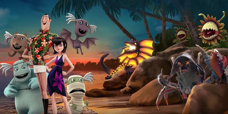 2 vstupenky na rodinný animák Hotel Transylvánie 3: Příšerózní dovolená