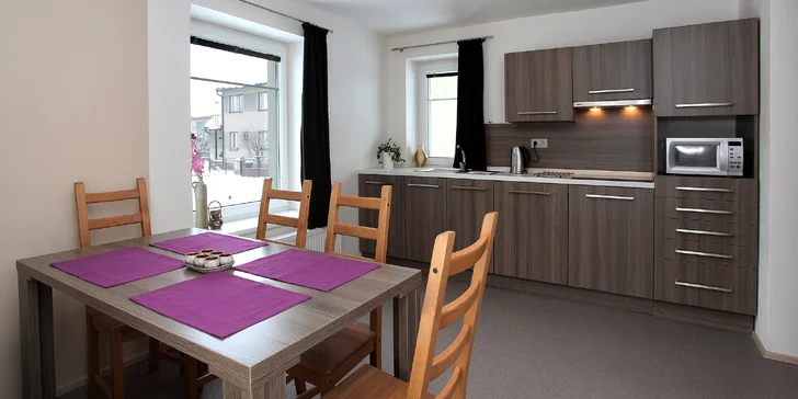 Apartmán nebo celý penzion u Hlinska pro 6 i 12 osob s možností wellness