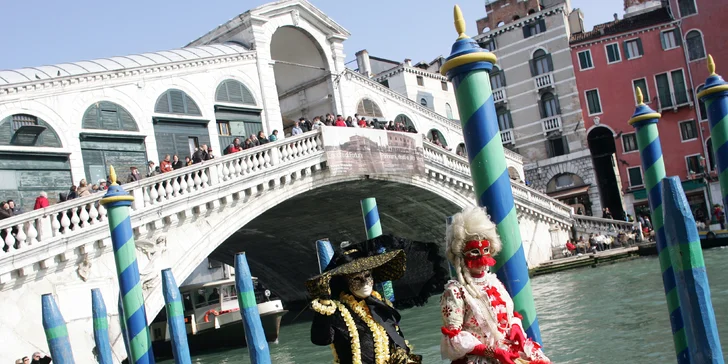 Benátský karneval, nejkrásnější památky i plavba lodí: odjezdy z Moravy