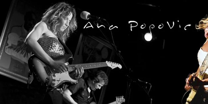 245 Kč za vstupenku na koncert bluesové zpěvačky Any Popović! Umělkyně nominovaná na British Blues Awards a báječná hudba říznutá jazzem i dalšími žánry se slevou 50 %.